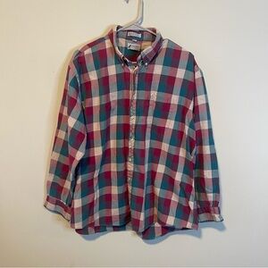 Sansa Belt buffalo check button down 1X